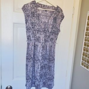Snake print dress